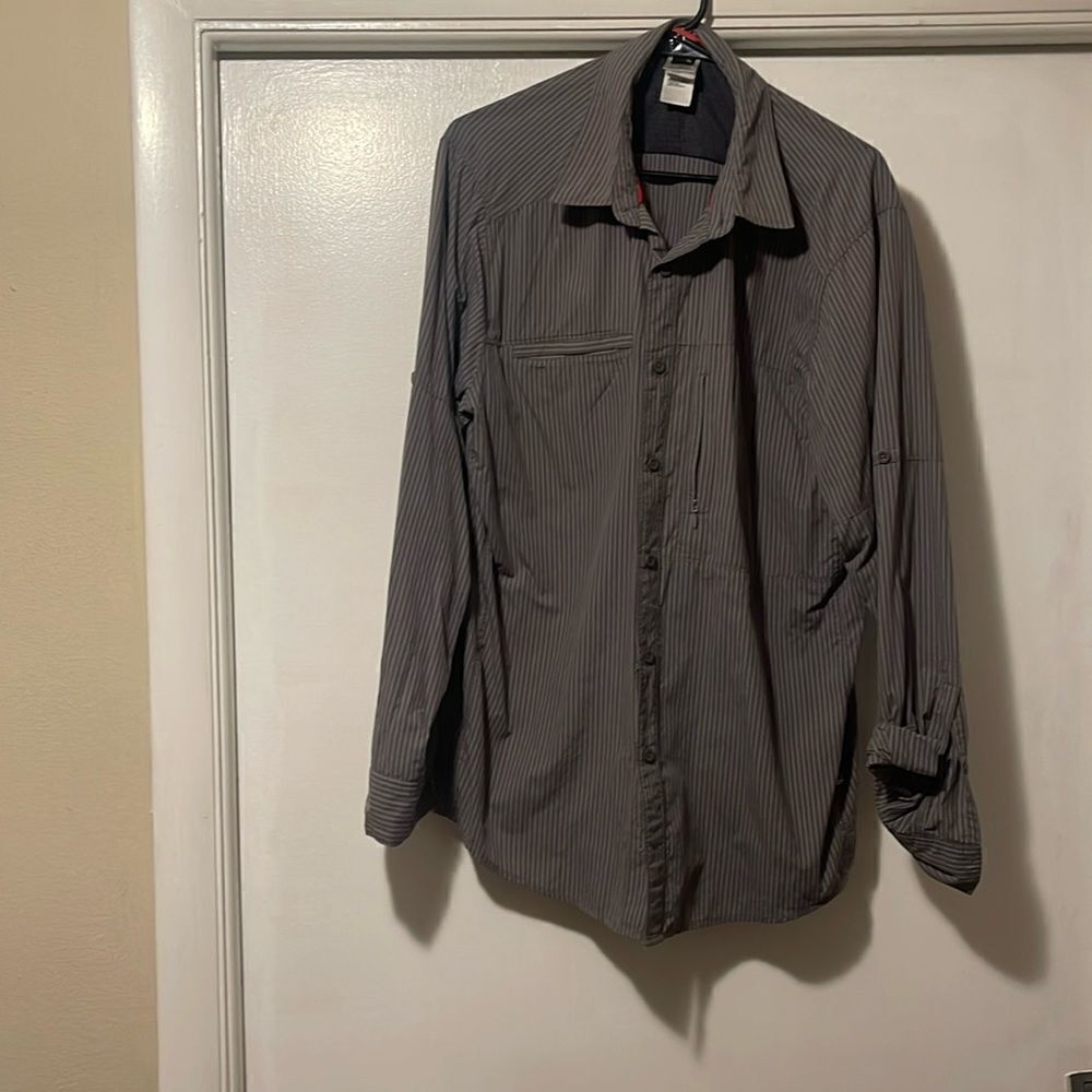 The North Face button down shirt large